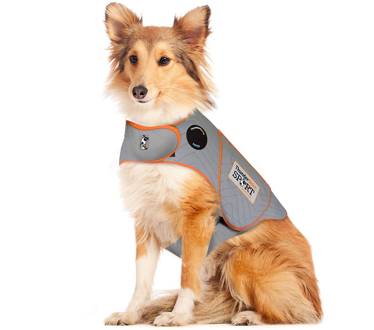 Thundershirt Dog Anxiety Jacket Sport Grey Small by Thundershirt - American Made