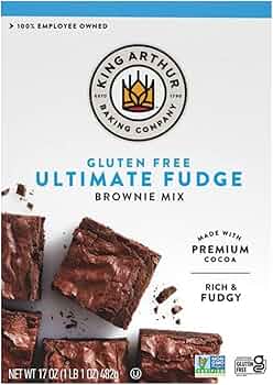 King Arthur Gluten Free Fudge Brownie Mix 17 oz