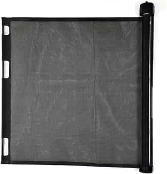 Retract-A-Gate Retractable Pet Gate, Black by Retract-A-Gate - American Made