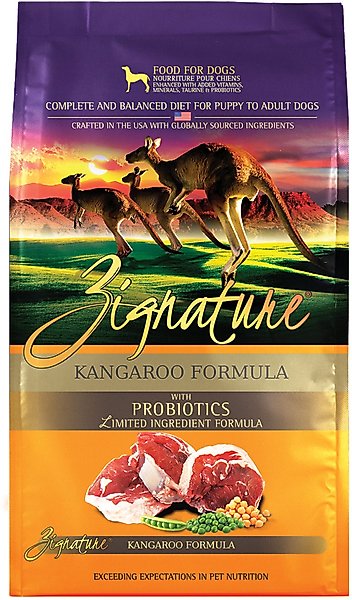 Zignature Limited Ingredient Kangaroo Dog Food 4 lb by Zignature - American Made