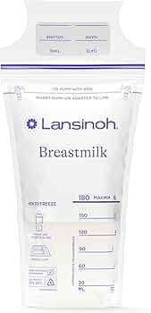 Lansinoh Breastmilk Storage Bags, 200 Count Value Pack by Lansinoh - American Made