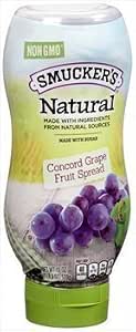 Smucker's Natural Concord Grape Squeeze Bottle Fruit Spread 19 oz by Smucker's - American Made