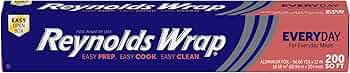 Reynolds Wrap Aluminum Foil 200 Square Feet by Reynolds Consumer Products - American Made
