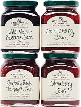 Stonewall Kitchen Jam Collection 4-Piece Gift Set by Stonewall Kitchen - American Made