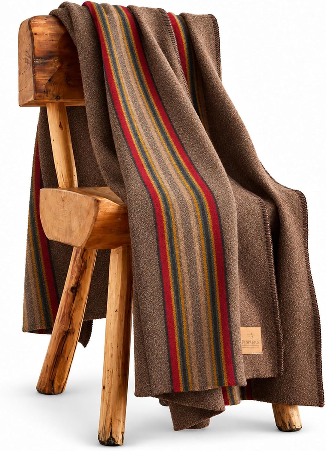 Pendleton Yakima Camp Throw, 54 x 66 in, Virgin Wool and Cotton by Pendleton Woolen Mills - American Made