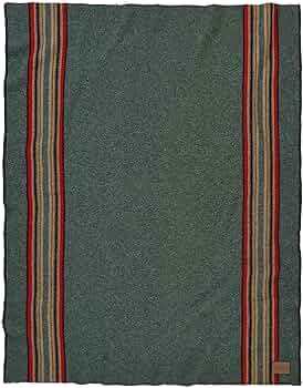 Pendleton Yakima Throw 54x66 Green Heather by Pendleton - American Made