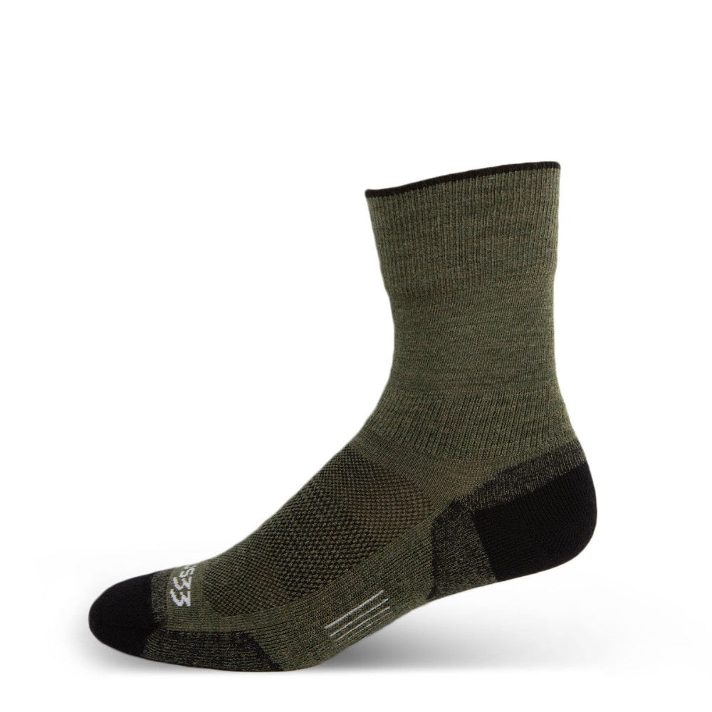 Point6 Mountain Snowflake Full Cushion Micro Crew Sock by Point6 - American Made