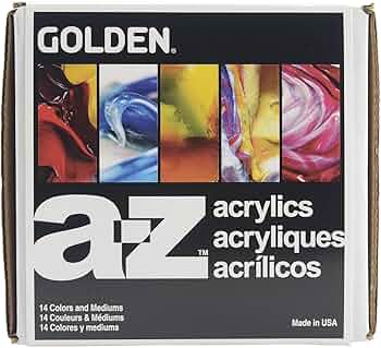 GOLDEN Heavy Body Acrylics Explorer Set 14 Colors