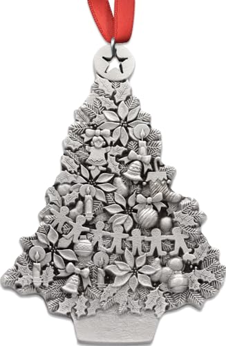 Indiana Metal Craft American Made Pewter Christmas Ornaments | Fine pewter Christmas tree ornament depicting a by Indiana Metal Craft - American Made