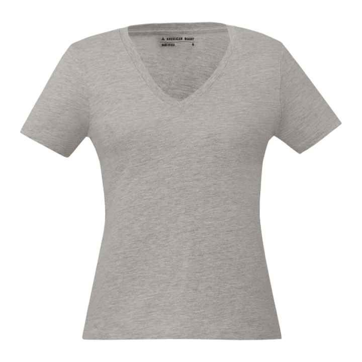 American Giant Heavyweight Classic T-Shirt, Heather Grey by American Giant - American Made