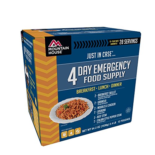 Mountain House 4-Day Emergency Food Supply Kit by Mountain House - American Made