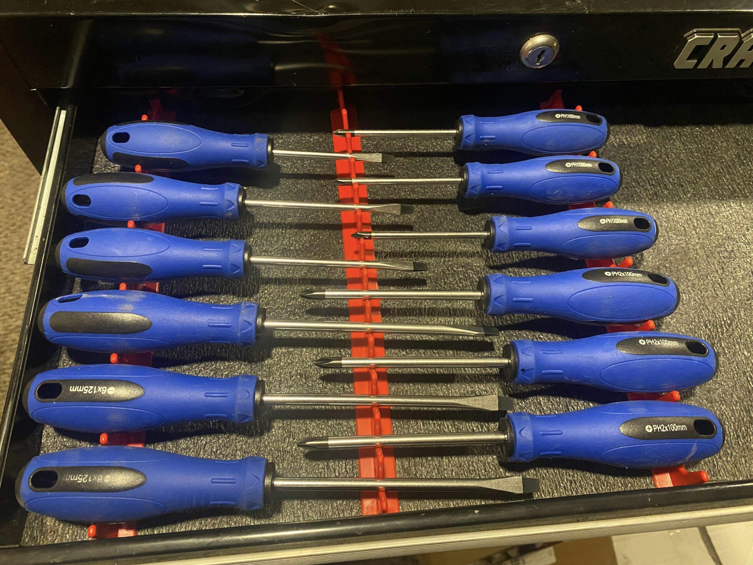 Ernst Manufacturing Screwdriver Holder 20 Slot Black by Ernst Manufacturing - American Made