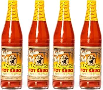 Cajun Chef Louisiana Hot Sauce 4-Pack