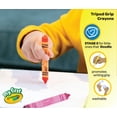 Crayola My First Washable Tripod Crayons 8-Count by Crayola - American Made