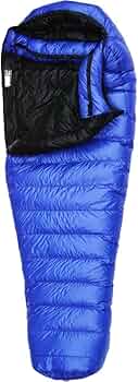 Western Mountaineering UltraLite 20 Degree Sleeping Bag Royal Blue 6FT by Western Mountaineering - American Made