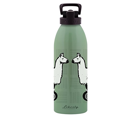 Liberty Bottleworks Llamasine Aluminum Water Bottle Made in USA by Liberty Bottleworks - American Made