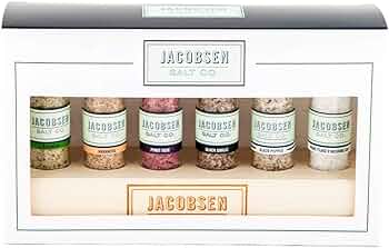 Jacobsen Salt Co. 6-Vial Infused Salt Gift Set