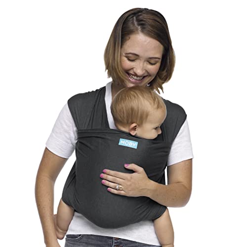 Moby Wrap Evolution Baby Carrier Charcoal by Moby Wrap - American Made