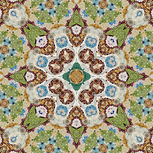 4 inch Art Deco Repeating Pattern Ceramic Tile 4.25 x Repeat Kitchen Bath Interior Design