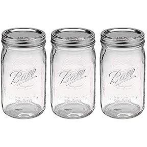 Ball Collection Elite Wide Mouth Quart Jars 4-Pack by Ball - American Made