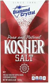 Diamond Crystal Kosher Salt 48 Ounce by Diamond Crystal - American Made