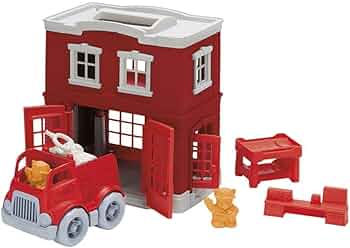 Green Toys Fire Station Playset by Green Toys - American Made