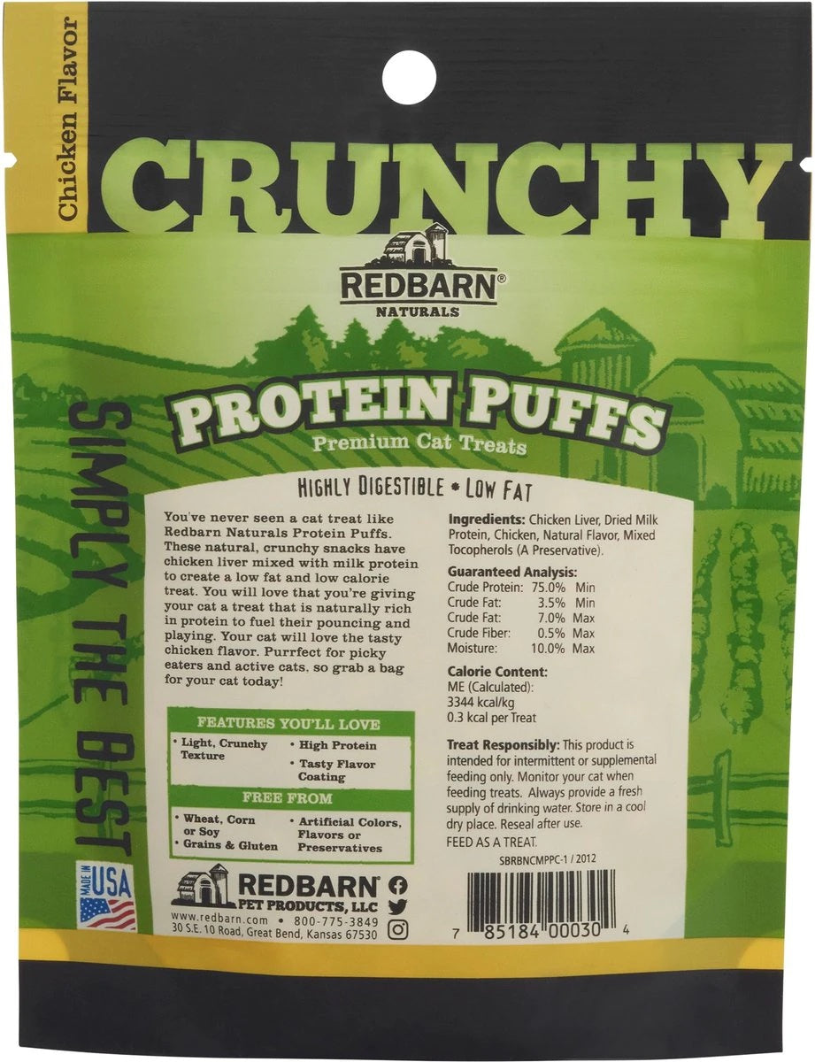 Redbarn Naturals Protein Puffs Chicken 2 oz by Redbarn Pet Products - American Made