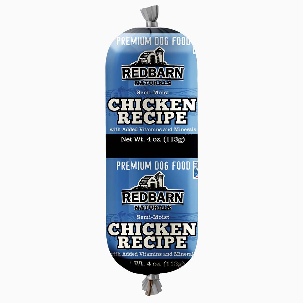 Redbarn Dog Food Rolls Chicken 4 lb by Redbarn Pet Products - American Made
