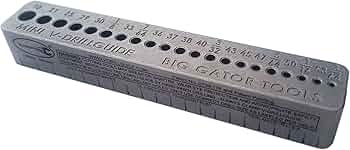 Big Gator Tools SDGMINI Mini V-Drill Guide 21 Drill Sizes by Big Gator Tools - American Made