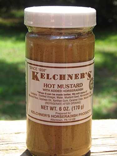 Kelchner's Hot Mustard with Horseradish 6oz by Kelchner's Horseradish - American Made