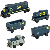 Whittle Shortline Railroad CSX-T GP-38 Engine 5-Car Set by Whittle Shortline Railroad - American Made
