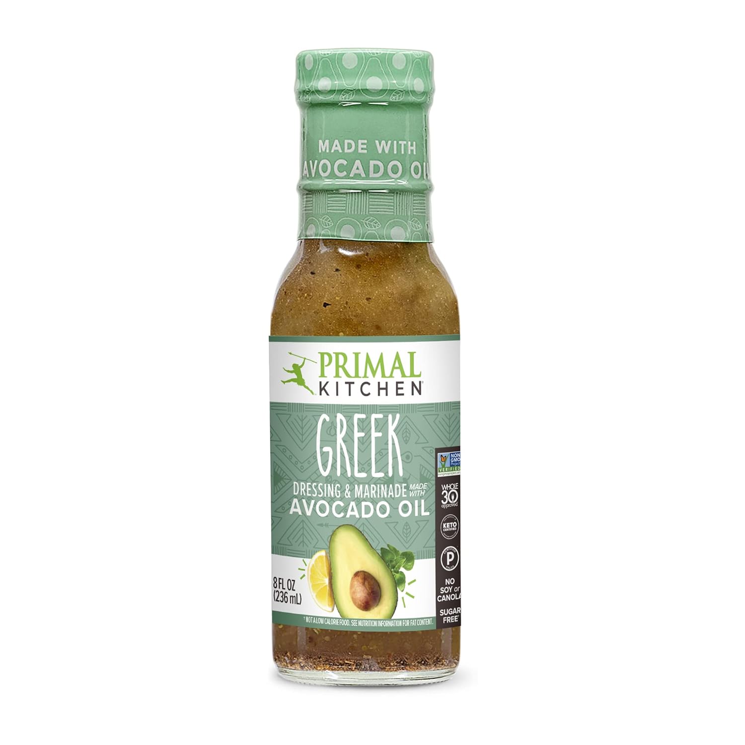 Primal Kitchen Greek Vinaigrette Dressing 8 oz by Primal Kitchen - American Made