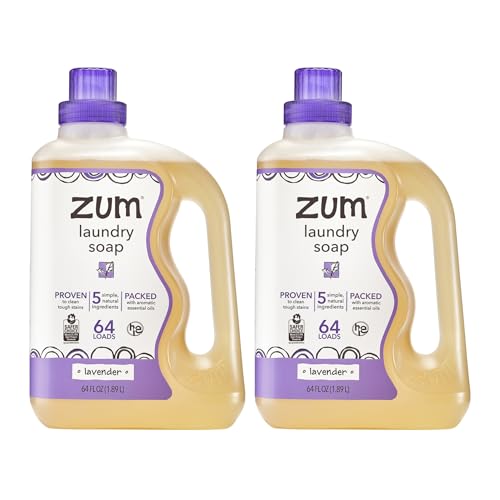 Zum Laundry Soap - Lavender, 64 fl oz (2 Pack)