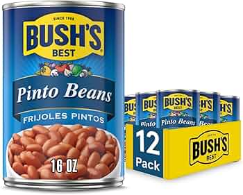 Bush's Best Pinto Beans 16 oz 12-Pack by Bush's Beans - American Made