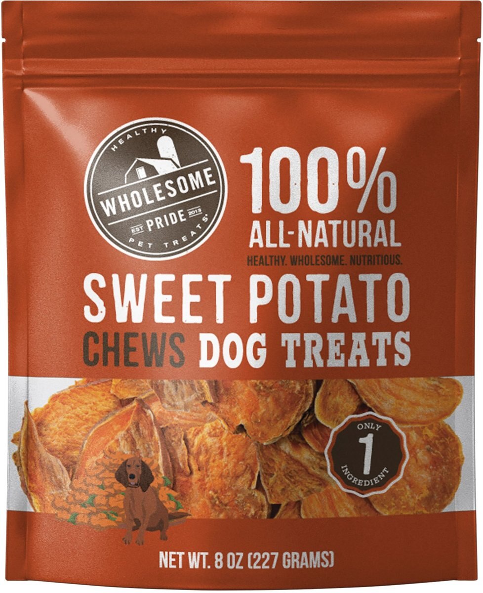 Wholesome Pride Sweet Potato Slices Dog Treats 8 oz by Wholesome Pride - American Made