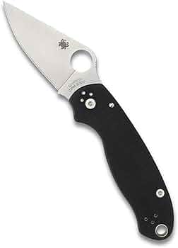 Spyderco Para 3 CPM S30V Black G-10 by Spyderco - American Made