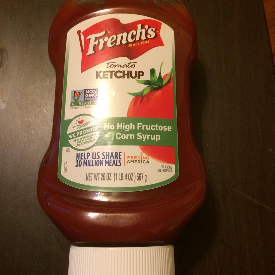 French's Tomato Ketchup 20oz No High Fructose Corn Syrup by French's - American Made