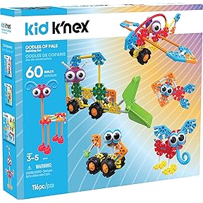 Kid K'NEX Oodles of Pals Building Set 116-Piece