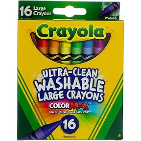 Crayola Ultra Clean Washable Crayons 64-Count