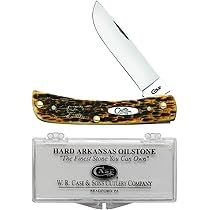 Case XX Sod Buster Jr Pocket Knife Amber Bone by Case Knives - American Made