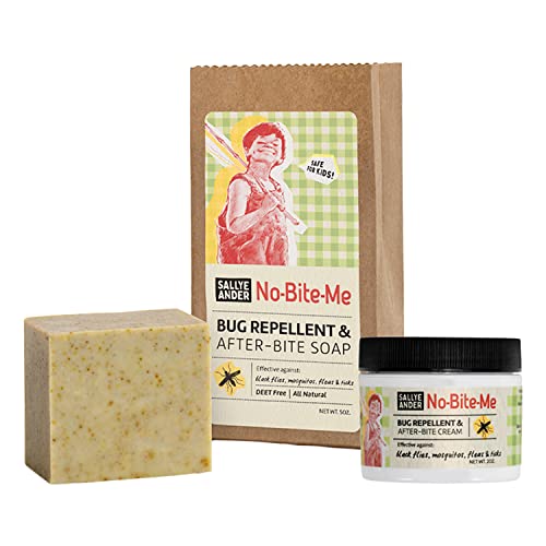 SALLYEANDER No-Bite-Me Natural Mosquito Repellent Cream & Soap Set