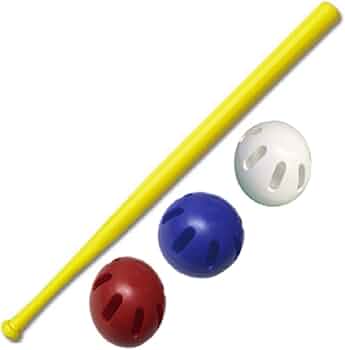 WIFFLE Ball USA Set with Red White and Blue Balls and Bat