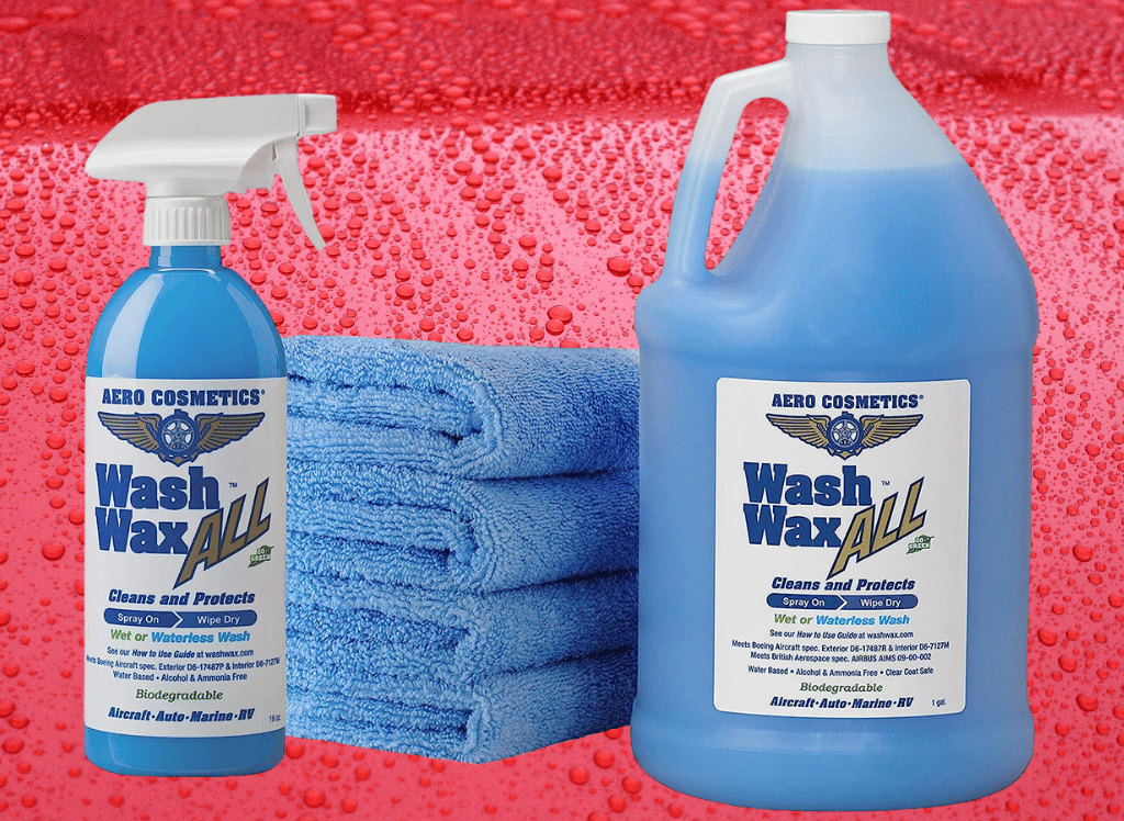 Aero Cosmetics Wet or Waterless Car Wash Wax Kit 144 oz