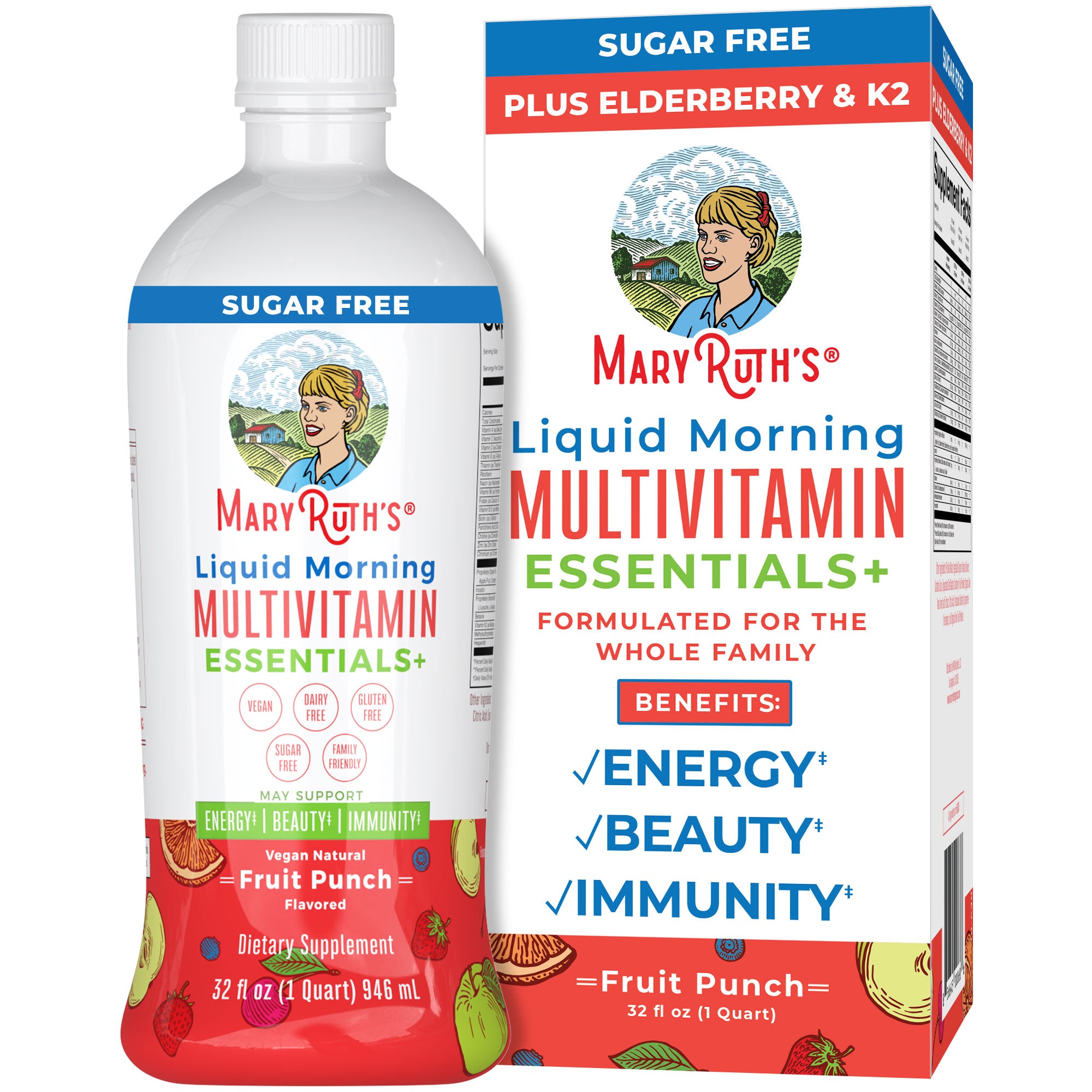 MaryRuth Organics Morning Liquid Multivitamin 32 oz by MaryRuth Organics - American Made