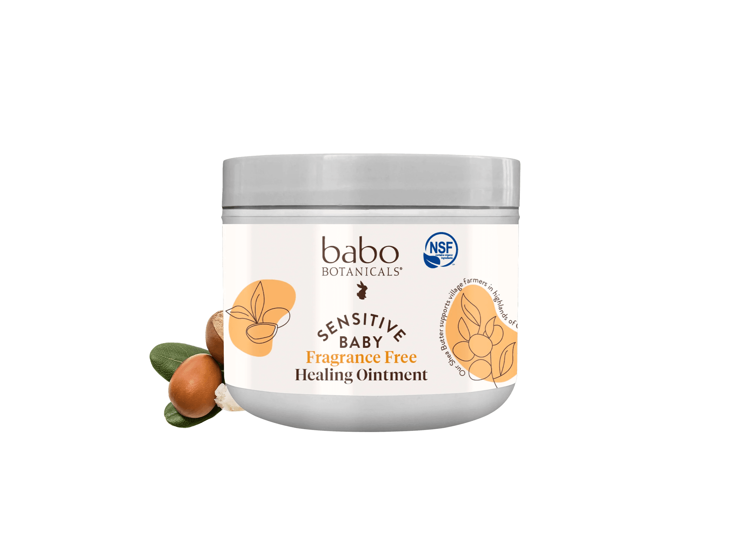 Babo Botanicals Sensitive Baby Healing Ointment 70pct Organic 4oz by Babo Botanicals - American Made