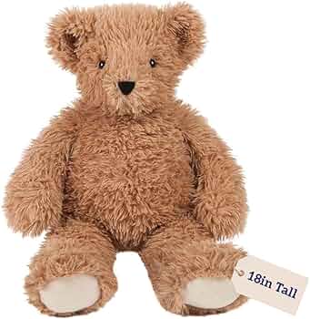 Vermont Teddy Bear Super Soft Almond Brown 18 Inch Plush by Vermont Teddy Bear - American Made
