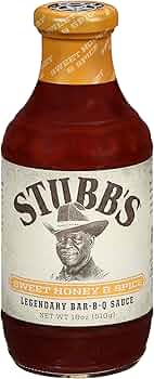 Stubb's Sweet Honey and Spice BBQ 18 oz by Stubb's - American Made