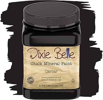 Dixie Belle Paint Chalk Finish Furniture Paint Caviar 32oz