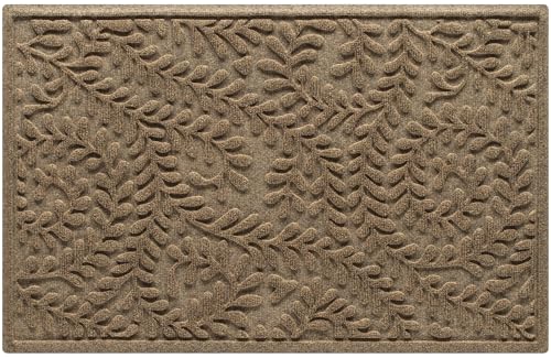 WaterHog Boxwood Front Door Mat Indoor Outdoor Entrance, All-Weather Mats by WaterHog - American Made
