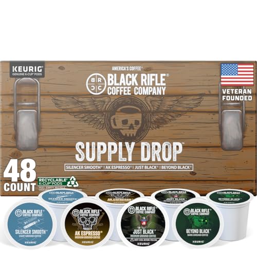 Black Rifle Coffee Variety Pack K Cup Coffee 48 Count Coffee Pods